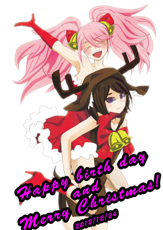 スーパーダンガンロンパ2/江ノ島盾子・戦刃むくろ誕生日絵