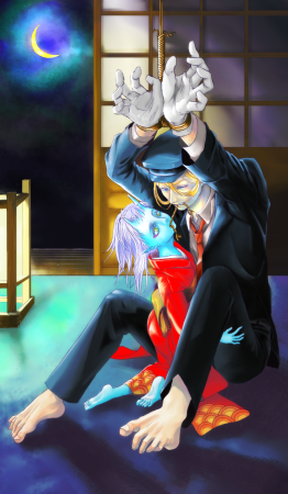 塗り：もじさん（@kaomo_jihs）/線画/モム太